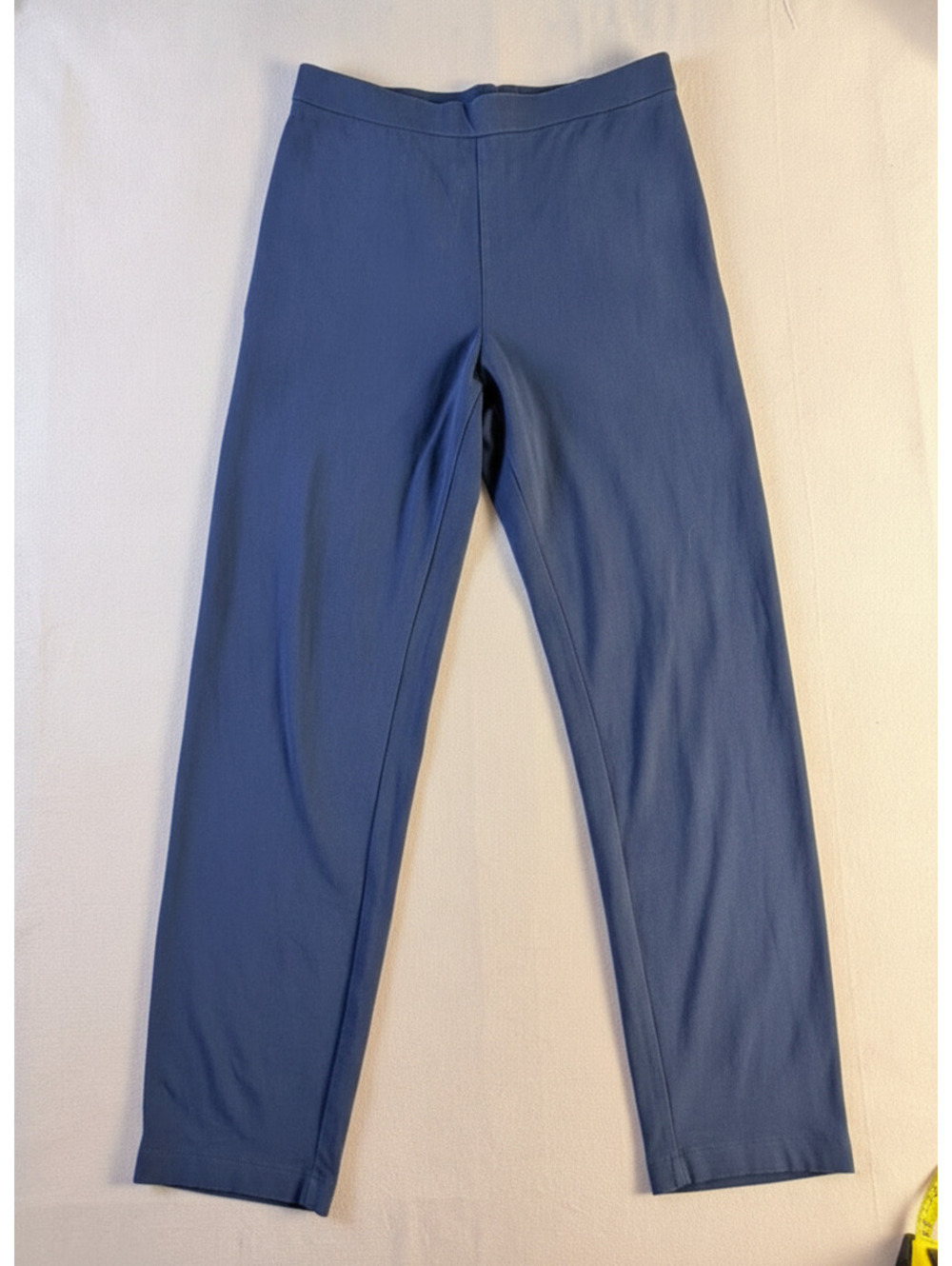 Eileen Fisher Navy Tencel Stretch Jersey Pants Small Petite S/P Pull On